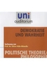 Demokratie und Wahrheit - uni auditorium