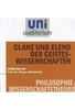 Glanz und Elend der Geisteswissenschaften - uni auditorium