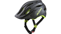 Alpina Carapax Jr. Jugendhelm BLACK-NEON-YELLOW 51-56CM