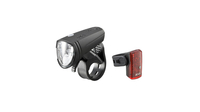 Axa Greenline 15 Lux USB Set SCHWARZ