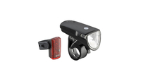 Axa Greenline 35 Lux USB Set SCHWARZ