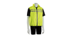 b-lite Reflex-Weste Omega GELB-SILBER M