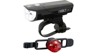 Cateye GVolt 20RC + Loop 2G,  20 Lux SCHWARZ