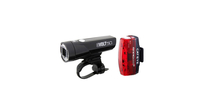 Cateye GVolt Batterielampen Set SCHWARZ