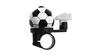 CFP Miniglocke Fußball SCHWARZ/WEISS