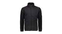 CMP Man Jacket Herren Strick NERO MEL.-ANTRACITE 50