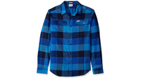 Columbia Flare Gun Stretch Flannel AZURE BLUE BIG XL