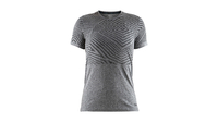 Craft Cool Comfort She RN SS W BLACK MELANGE M