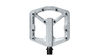Crankbrothers Stamp 2 Pedale,  Small RAW SILVER