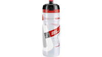 Elite Corsa 750ml Trinkflasche TRANSPARENT-ROT