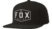 Fox Crest Snapback Hat BLACK ONE SIZE
