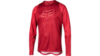 Fox Youth Defend Long Sleeve Jersey CARDINAL YM