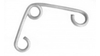 Halter für Rücklicht B&M SILBER