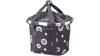 KLICKfix Reisenthel Bikebasket BUBBLES ANTHRAC