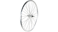 Laufrad HR 28 Zoll Schraubkranz 7-f SILBER