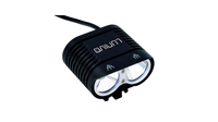 Lunivo Sirius Twin Helmlampe SCHWARZ