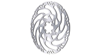 Magura MDR-C 203 mm Bremsscheibe SILBER