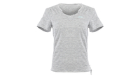 Otix Elin Damen Shirt kurzarm WHITE-GREY 42