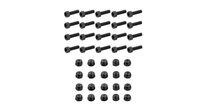 Race Face CHESTER Pin Kit 20 Stück SILVER