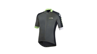 rh+ Logo Jersey DARK GREY BLACK FLUO GREEN M
