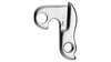Schaltauge GH-003 inkl. Schrauben SILBER