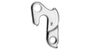 Schaltauge GH-005 inkl. Schrauben SILBER
