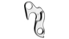 Schaltauge GH-014 inkl. Schrauben SILBER