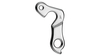 Schaltauge GH-026 inkl. Schrauben SILBER