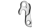 Schaltauge GH-036 inkl. Schrauben SILBER