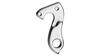 Schaltauge GH-058 inkl. Schrauben SILBER