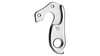 Schaltauge GH-086 inkl. Schrauben SILBER