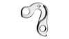 Schaltauge GH-090 inkl. Schrauben SILBER