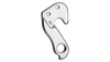 Schaltauge GH-093 inkl. Schrauben SILBER