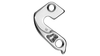 Schaltauge GH-094 inkl. Schrauben SILBER