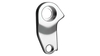 Schaltauge GH-095 inkl. Schrauben SILBER