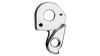 Schaltauge GH-096 inkl. Schrauben SILBER