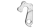 Schaltauge GH-098 inkl. Schrauben SILBER