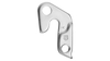 Schaltauge GH-108 inkl. Schrauben SILBER