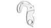 Schaltauge GH-125 inkl. Schrauben SILBER