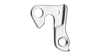 Schaltauge GH-128 inkl. Schrauben SILBER