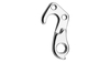 Schaltauge GH-138 inkl. Schrauben SILBER