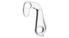 Schaltauge GH-139 inkl. Schrauben SILBER