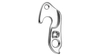 Schaltauge GH-142 inkl. Schrauben SILBER