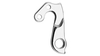 Schaltauge GH-147 inkl. Schrauben SILBER