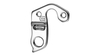 Schaltauge GH-156 inkl. Schrauben SILBER