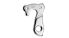 Schaltauge GH-167 inkl. Schrauben SILBER