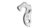 Schaltauge GH-172 inkl. Schrauben SILBER