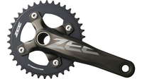 Shimano Zee FC-M640 ohne Bashguard SCHWARZ