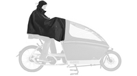URBAN ARROW Regen-Poncho SCHWARZ