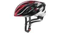 Uvex Boss Race Rennradhelm Unisex BLACK RED 52-56CM